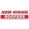 Signmission Now Hiring Roofers Banner Apply Inside Accepting Application Single Sided B-72-30298 - alternate 1